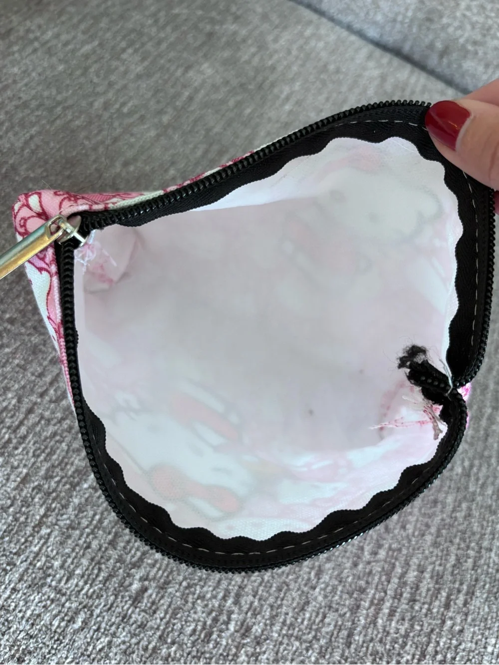 Hello Kitty Pink and White Kids Pencil Pouch